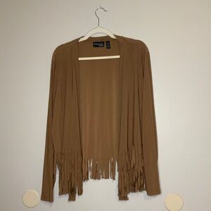 Fringe cardigan